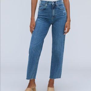 Everlane - Way High Jean - Distressed wash - Sz 31